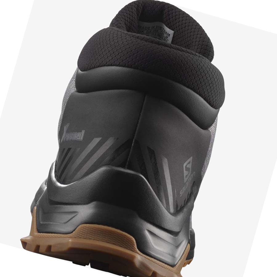 Salomon X REVEAL CHUKKA CLIMASALOMON™ WATERPROOF Téli Csizma Férfi Szürke | HU 2247CTV